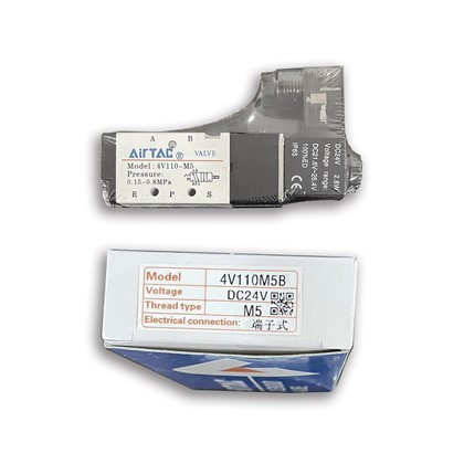 4V110C-M5 DC24V airtac Pneumatic Solenoid Valve
